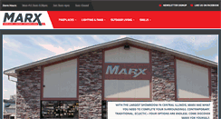 Desktop Screenshot of marxfireplaces.com